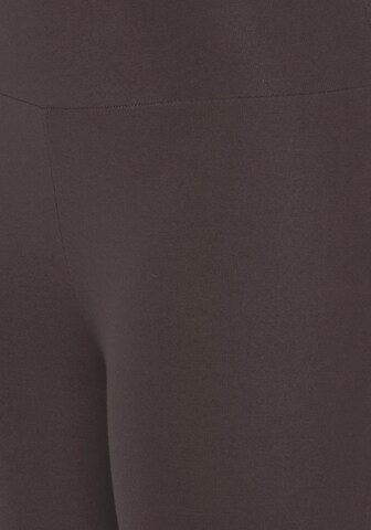 Skinny Leggings LASCANA en marron