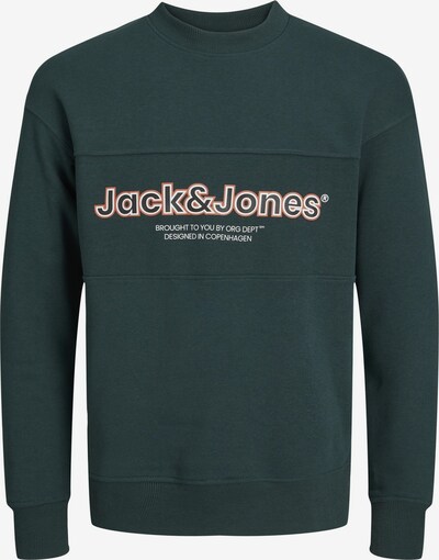 Jack & Jones Junior Sweatshirt in de kleur Groen / Oranje / Zwart / Wit, Productweergave