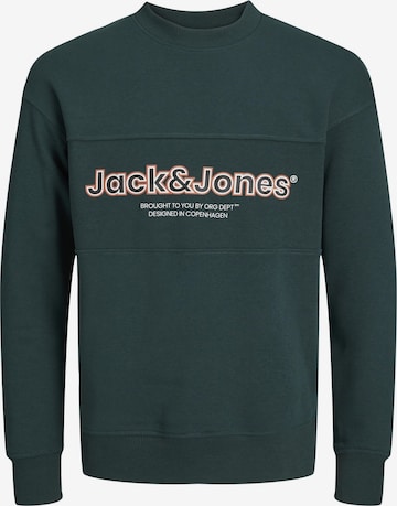 JACK & JONES Sweatshirt 'LAKEWOOD' in Groen: voorkant
