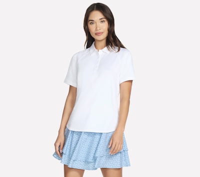 SKECHERS Poloshirt in weiß, Produktansicht