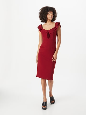 Skirt & Stiletto Koktejlové šaty – červená: přední strana