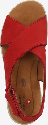 CLARKS Sandaal in Rood