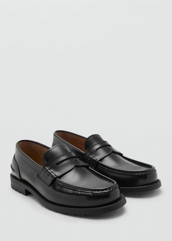 MANGO MAN Moccasins 'Schu' in Black