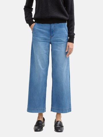 TOM TAILOR Wide leg Jeans in Blue: front