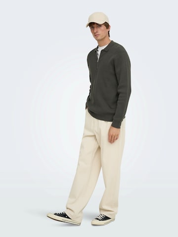 Only & Sons Sweater 'ONSPHIL' in Grey