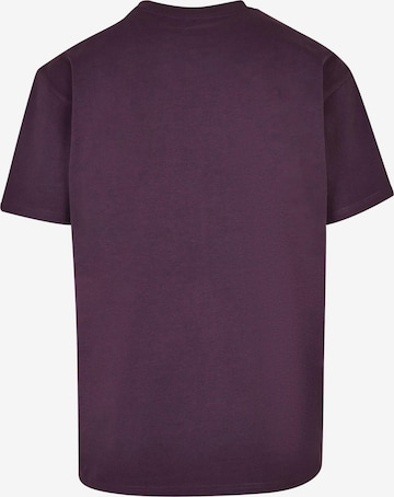 T-Shirt 'F*ke L*ve' MT Upscale en violet