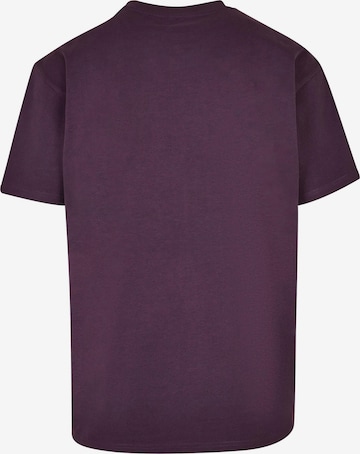 MT Upscale Shirt 'F*ke L*ve' in Purple