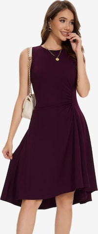 Zapaka Cocktail Dress in Red: front