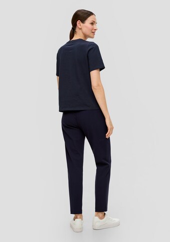 s.Oliver BLACK LABEL T-Shirt in Blau