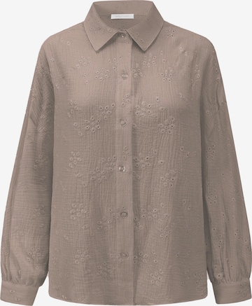 SASSYCLASSY Bluse in Grau: Vorderseite