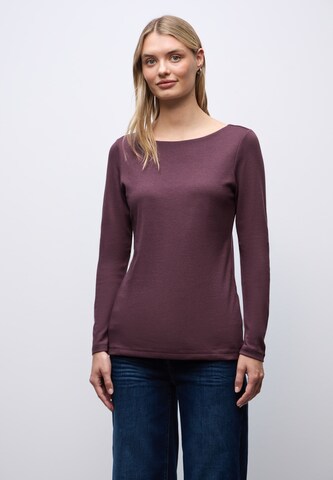 STREET ONE Shirt in Purple: front