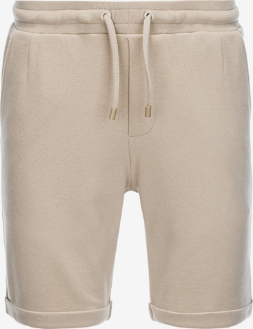 Regular Pantalon 'SRCS-0107' Ombre en beige : devant