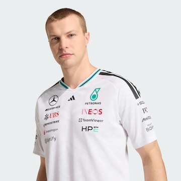 T-Shirt fonctionnel 'Mercedes - AMG Petronas Formula 1 Team Driver' ADIDAS PERFORMANCE en blanc
