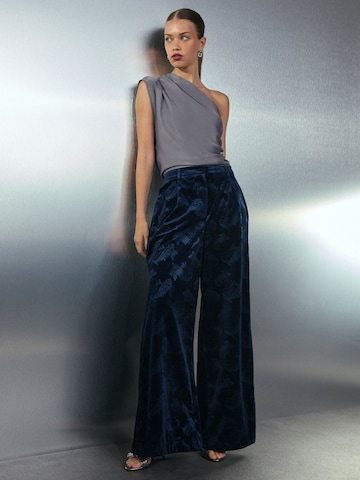Next Wide Leg Hose in Blau