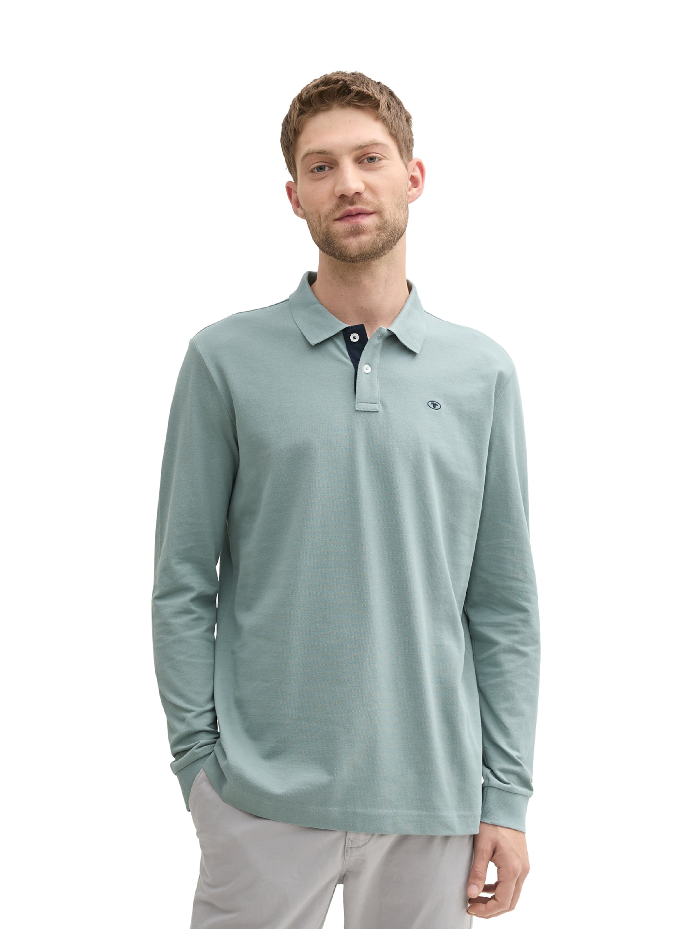 TOM TAILOR Shirt in Green: front
