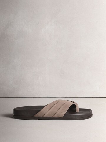 Next T-bar sandals 'N. Premium' in Grey