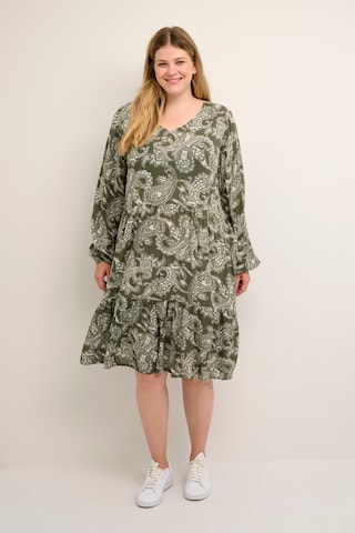 Robe KAFFE CURVE en vert