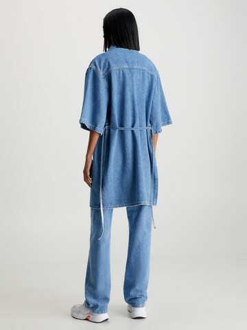 Calvin Klein Jeans Košilové šaty – modrá