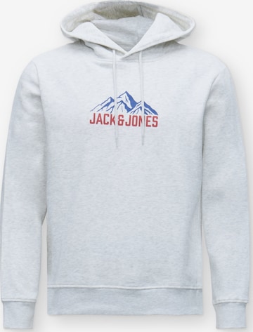 JACK & JONES Collegepaita 'JJROCHE' värissä valkoinen: etupuoli