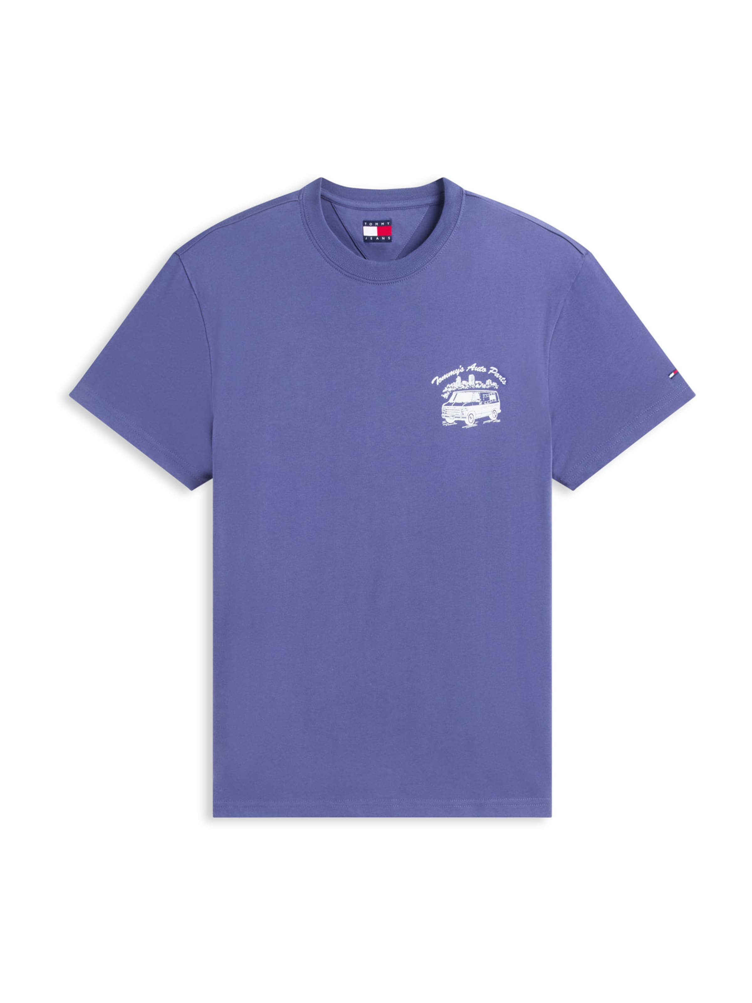 Tommy Jeans Shirt in Blauw: voorkant