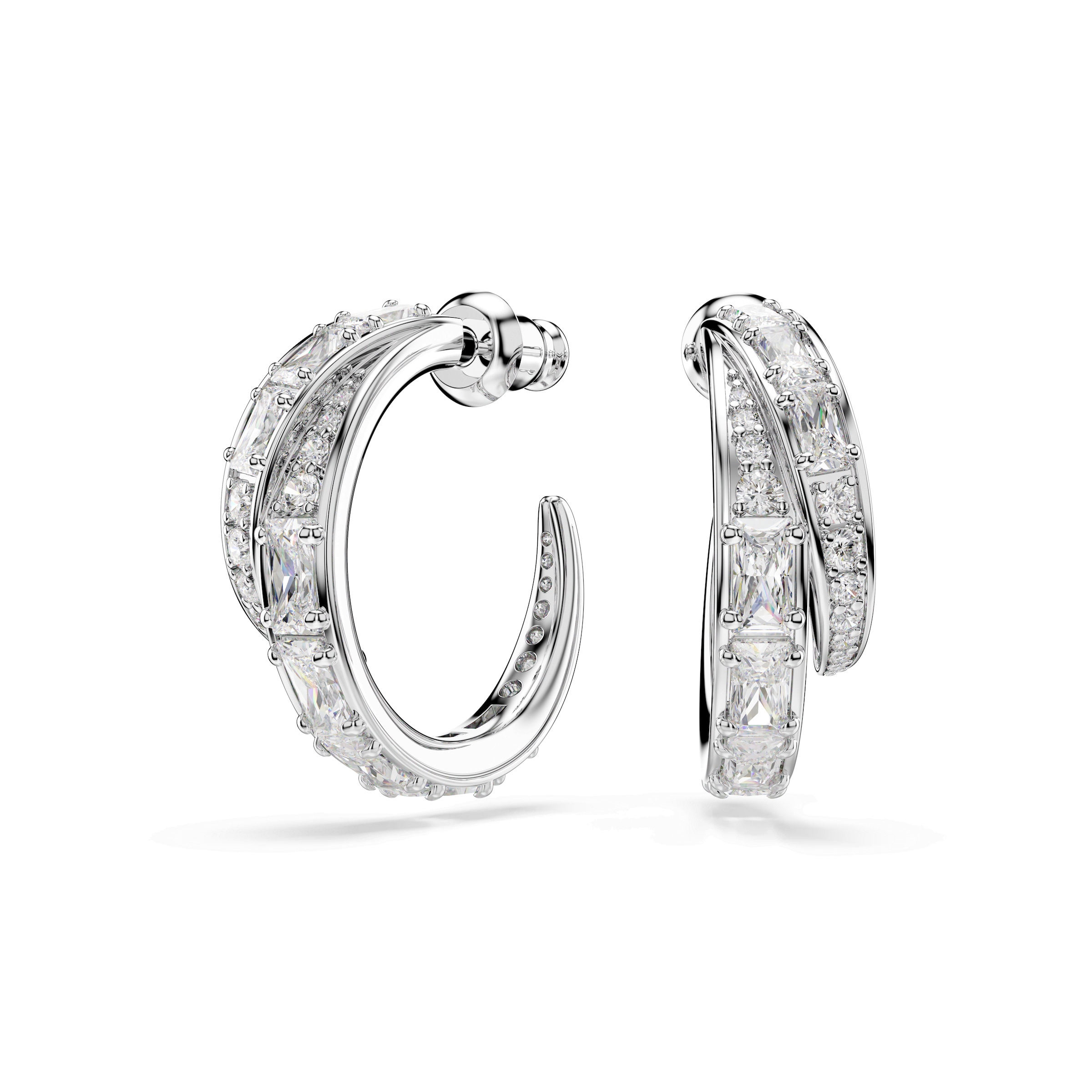 Swarovski Серьги 'Vienna' в Серебристый: спереди