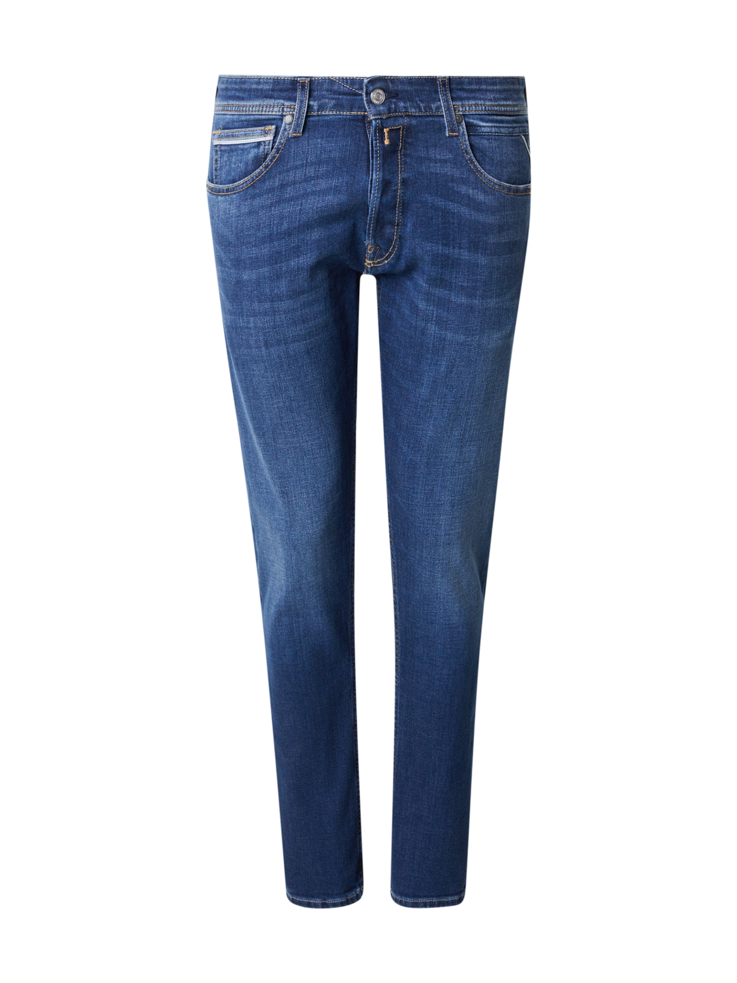 Coupe slim Jean 'GROVER' REPLAY en bleu : devant