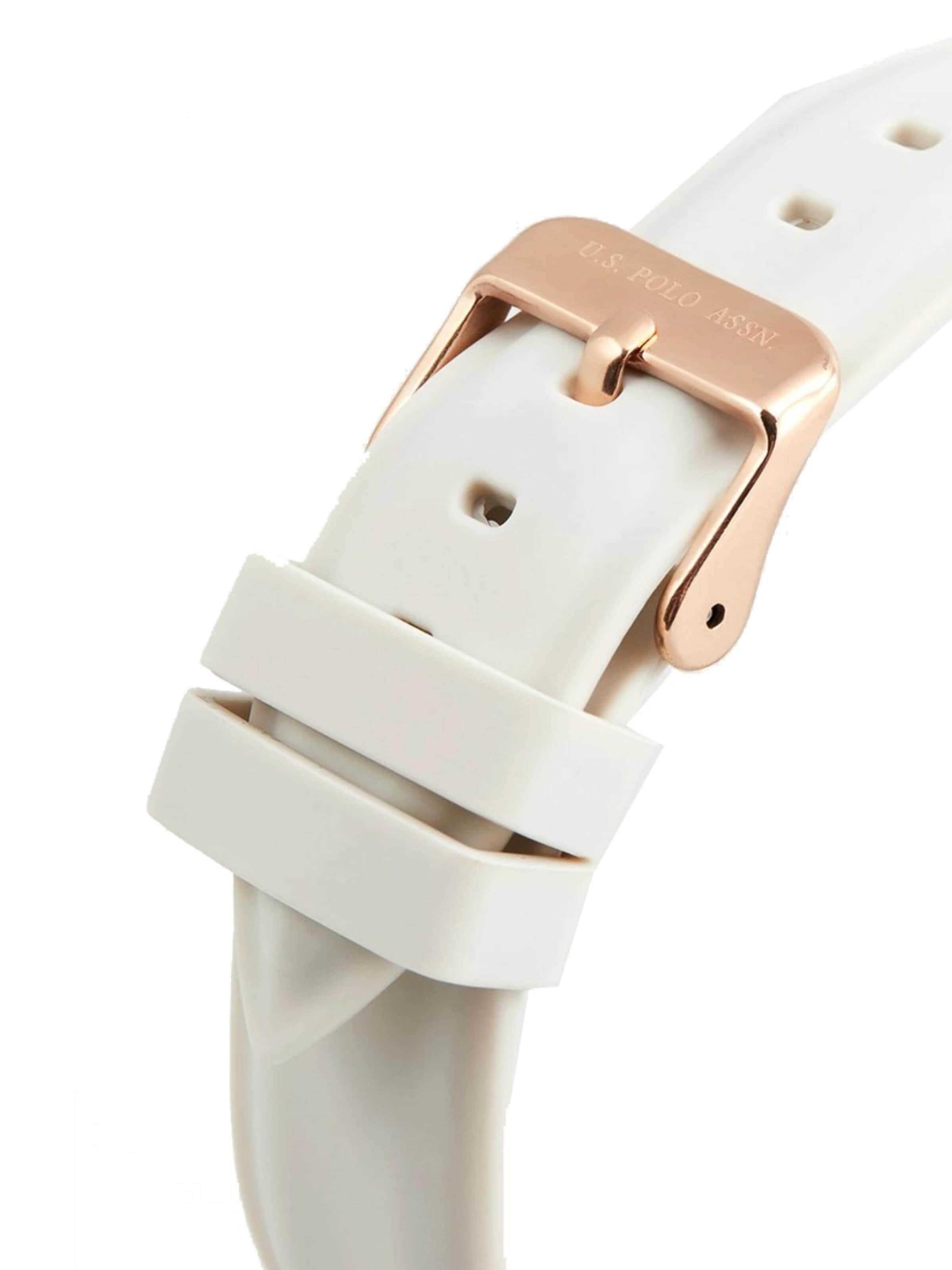 U.S. POLO ASSN. - Reloj analógico 'Destiny' en beige