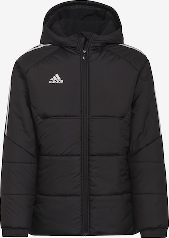 ADIDAS PERFORMANCE Athletic Jacket in Black: front