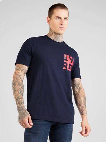 T-Shirt TOMMY HILFIGER en bleu : devant