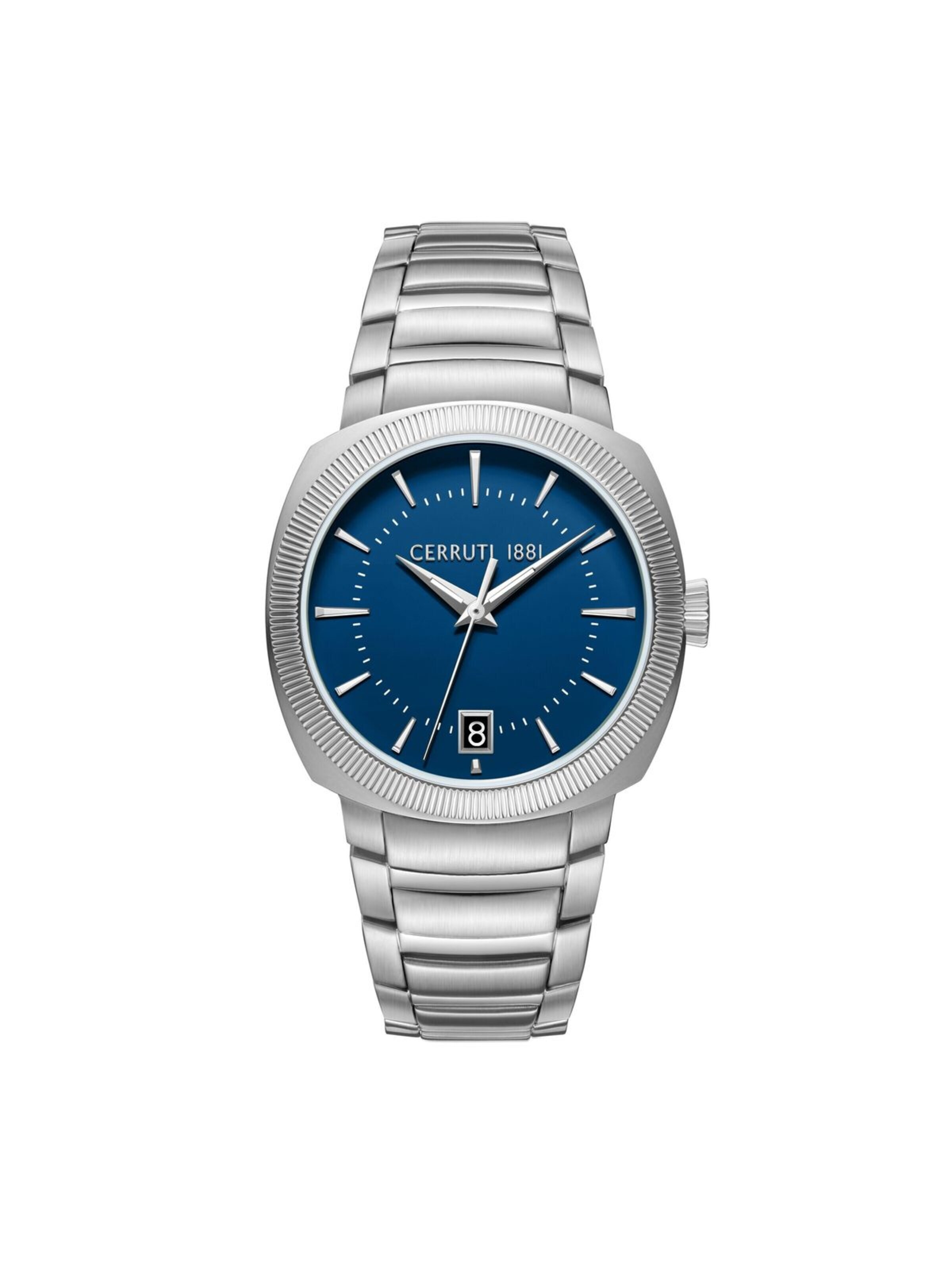 CERRUTI 1881 Analoog horloge 'Date watch FORLI' in Zilver: voorkant