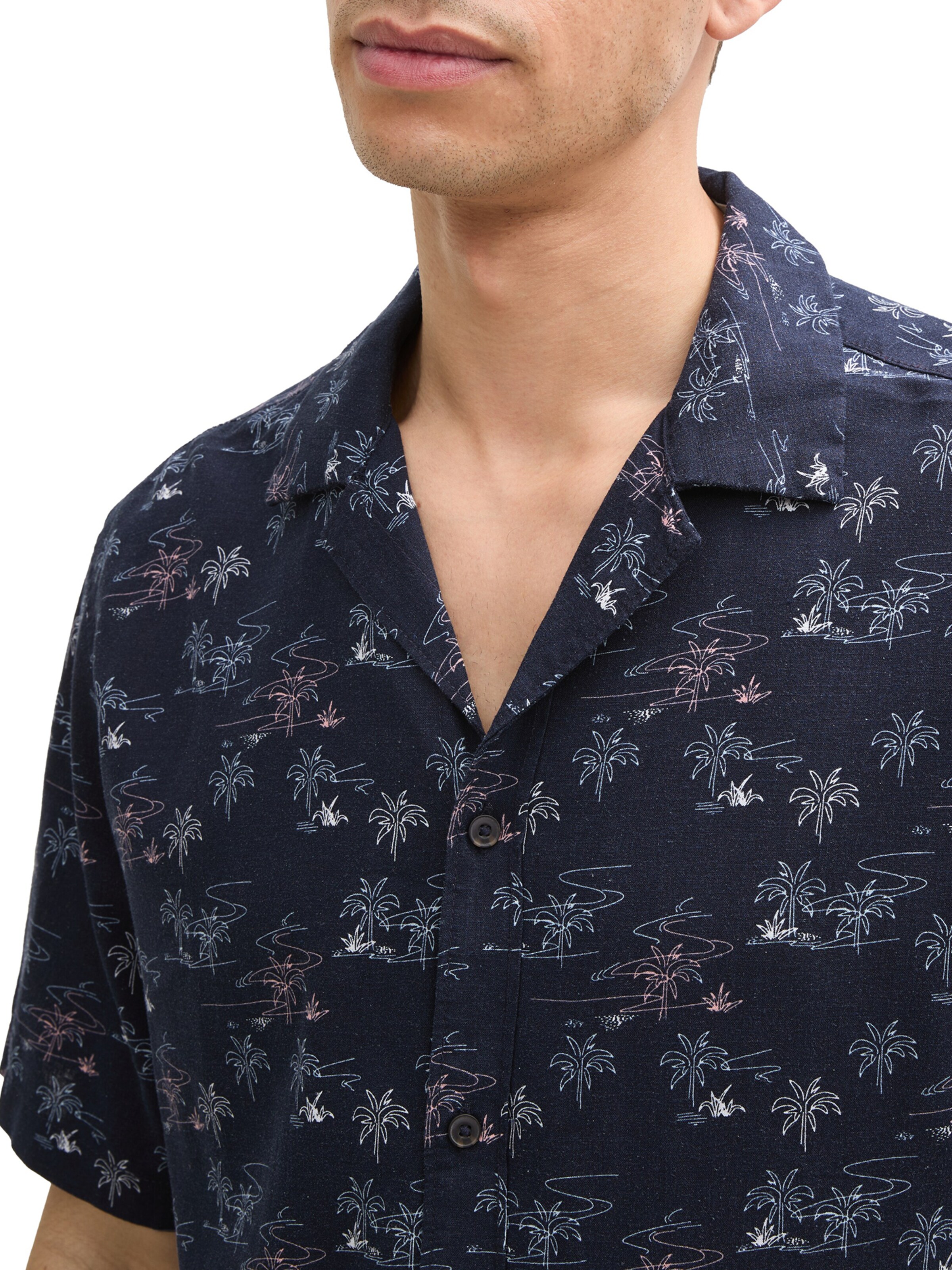 TOM TAILOR Regular Fit Hemd in Blau