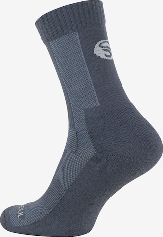 Chaussettes de sport Stark Soul en gris : devant