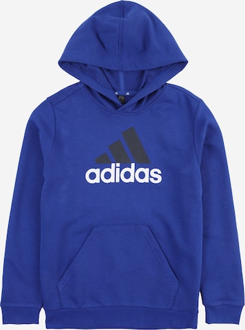 ADIDAS PERFORMANCE - Sweatshirt de desporto 'Essentials' em azul: frente
