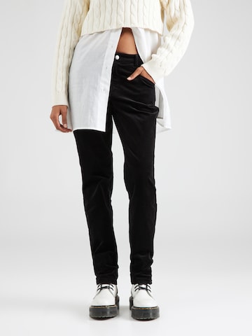 s.Oliver Tapered Broek in Zwart: voorkant