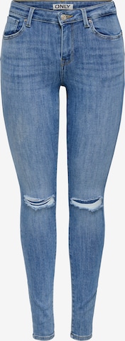 ONLY Skinny Džínsy 'ONLPower' - Modrá: predná strana