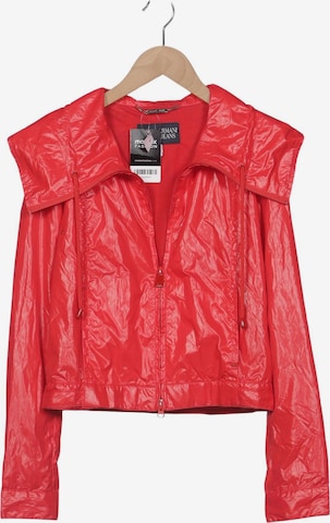Armani Jeans Jacke L in Rot: Vorderseite