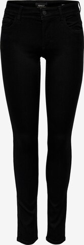 Skinny Jeans de la ONLY pe negru: față