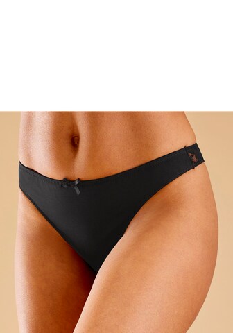 PETITE FLEUR - Tanga em preto