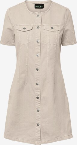 PIECES Summer Dress 'Tara' in Beige: front