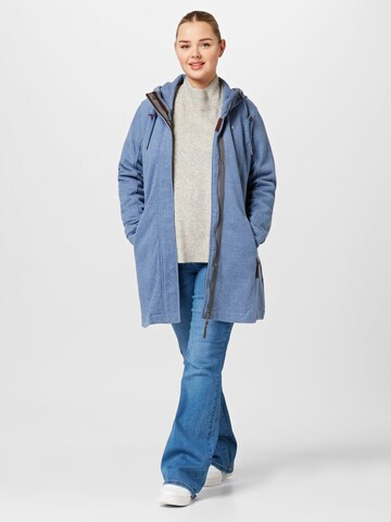 Ragwear Plus Sweatjacke 'LETTI' in Blau