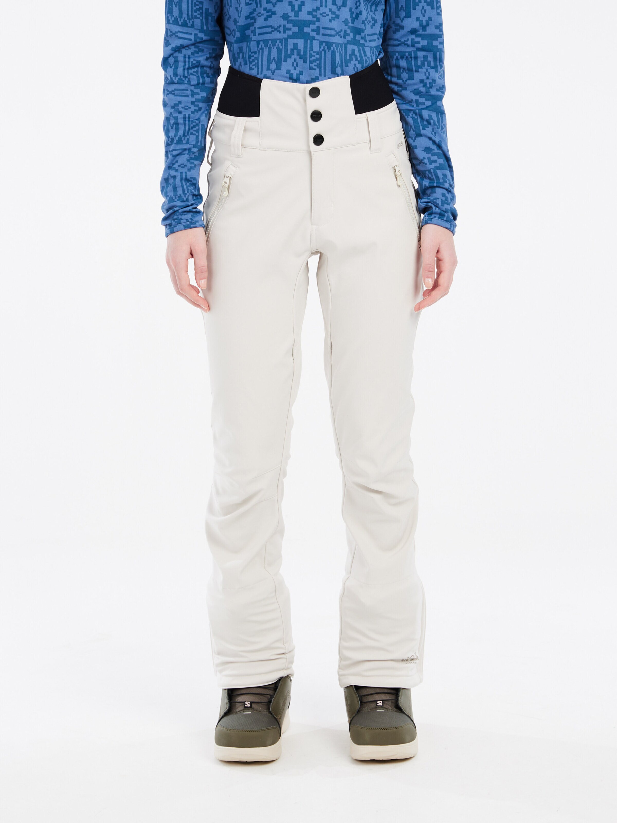 PROTEST Slim fit Workout Pants 'PRTLULLABYOS' in White: front