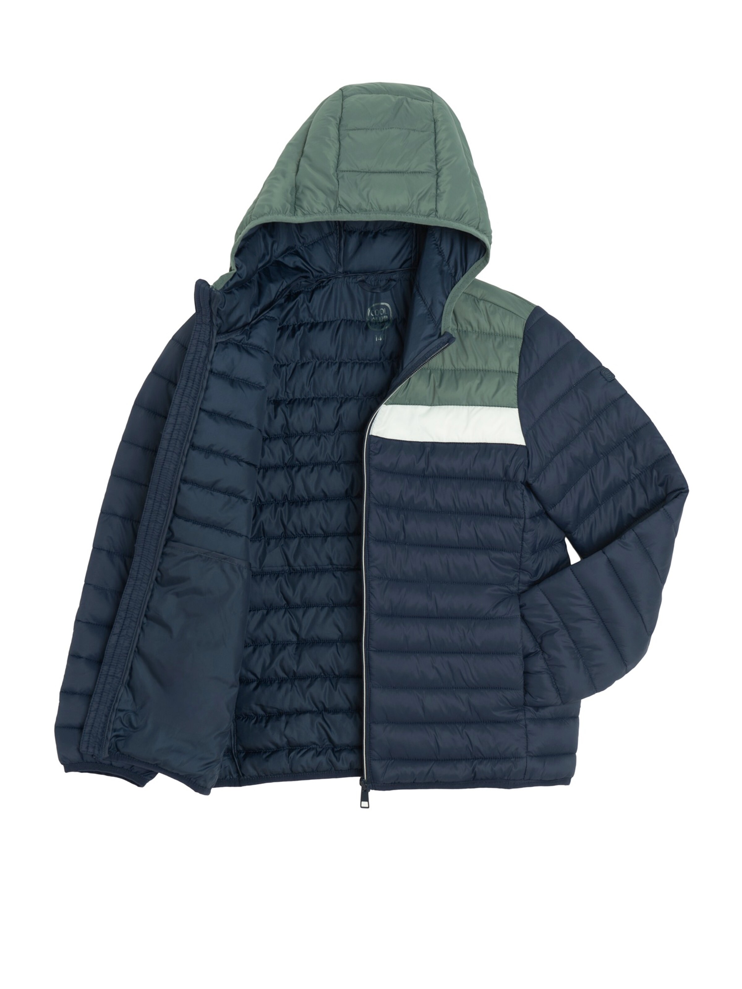 Cool Club - Casaco meia-estação em azul: frente