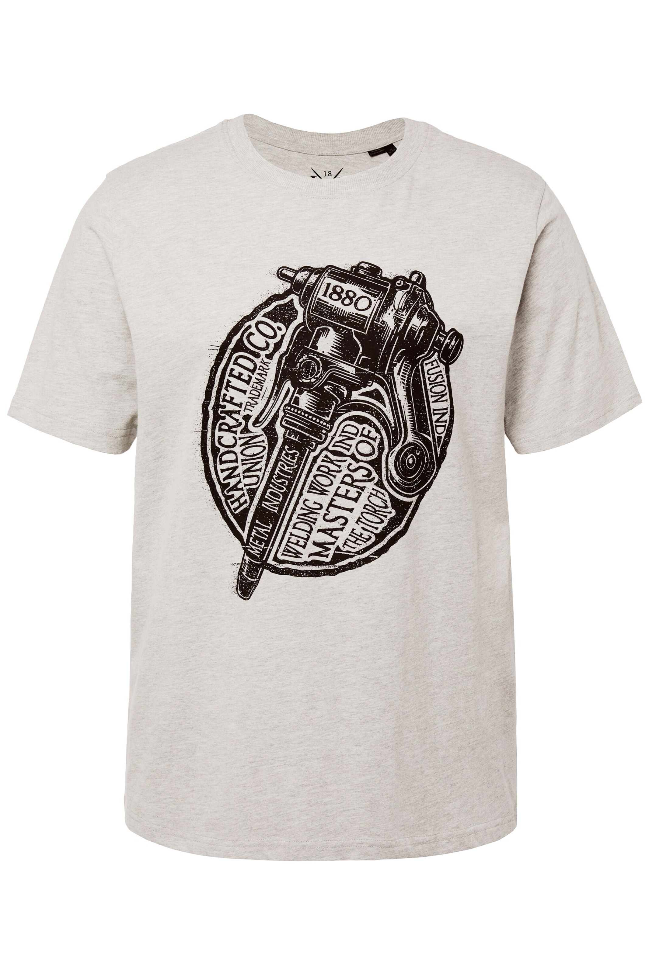 T-Shirt JP1880 en gris : devant