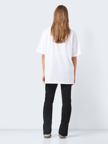 T-shirt 'CURLY' Noisy may en blanc