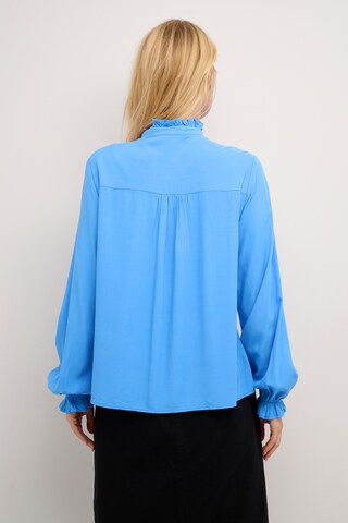 Cream Blouse 'Venea' in Blue