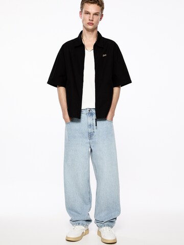 Pull&Bear Loosefit Farmer - kék