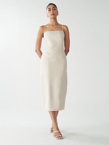 Willa Evening Dress 'LEONARDO' in Beige: front