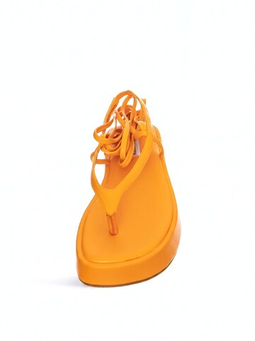 STEVE MADDEN Japonki 'Womens Banzai Orange Sandals' w kolorze pomarańczowy