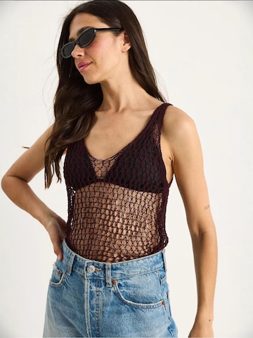 Bianco Lucci - Top de malha em vermelho