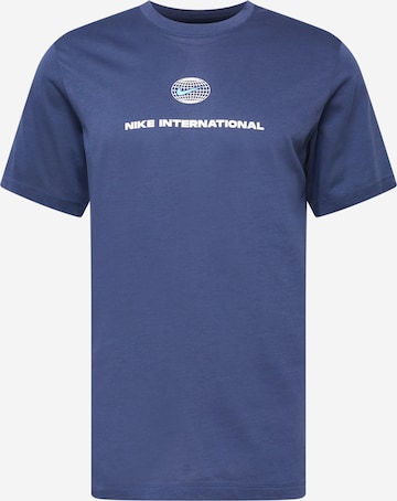 NIKE Funktionsshirt 'Heritage' in Blau: predná strana